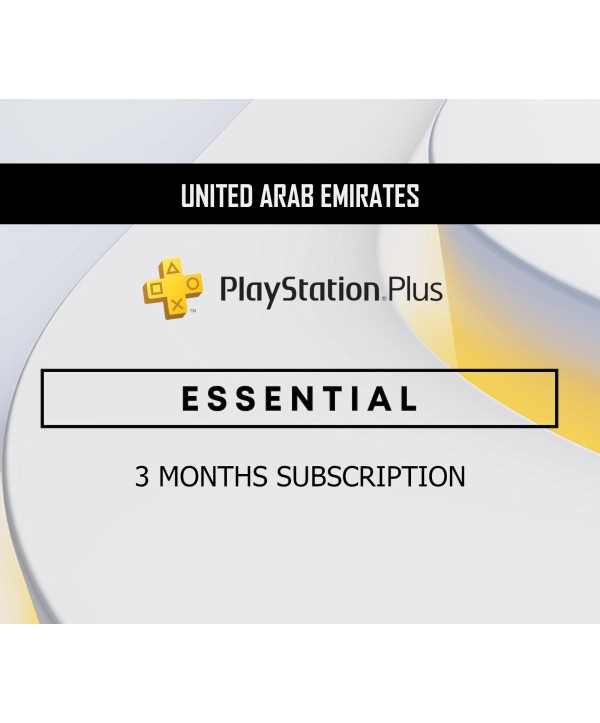 PlayStation Plus Essential 3 Months Subscription AE PlayStation 4 Key OTHER